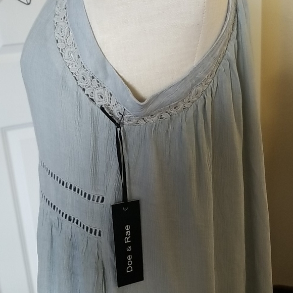 Doe & Rae Maxi Dress Sage Green NWT Sz S - Picture 6 of 16